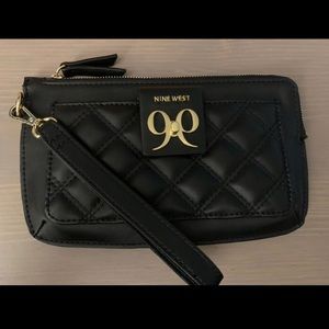 Nine West Black Wristlet